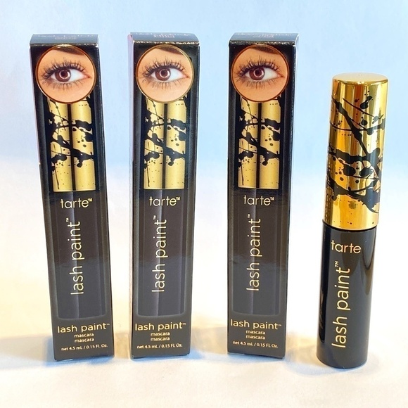 Tarte Lash Paint 3 pack new in box .15oz each  Black - Picture 1 of 4